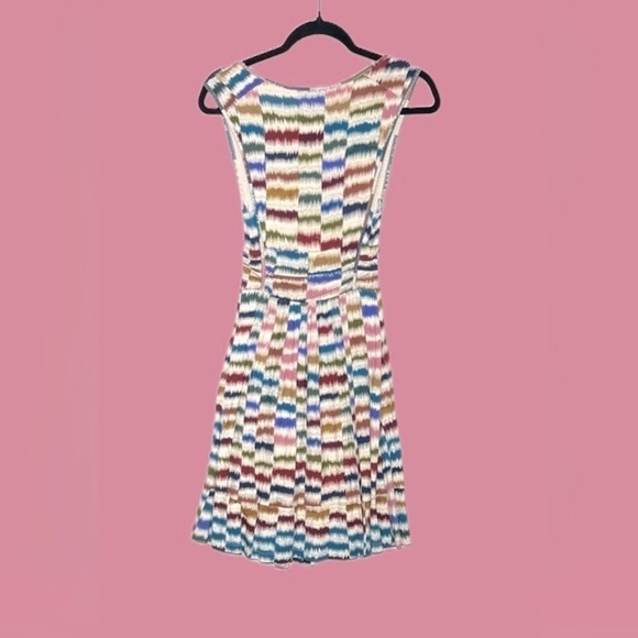 Anthropologie Mauve Sennebec A-Line, Stretchy, Keyhole Midi Dress w/ Pockets XXS - Picture 7 of 15